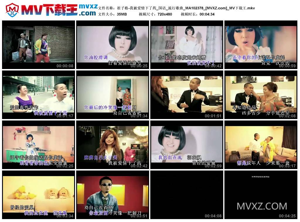 崔子格-我被爱情下了药_国语_流行歌曲_MA102378